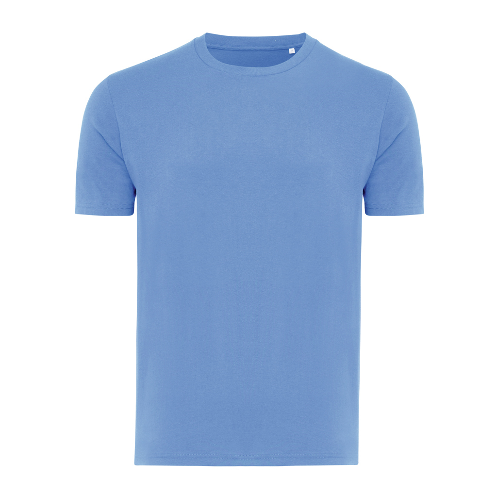 T-shirt personnalisé en coton bio recyclé 160g homme Sierra Iqoniq moon blue